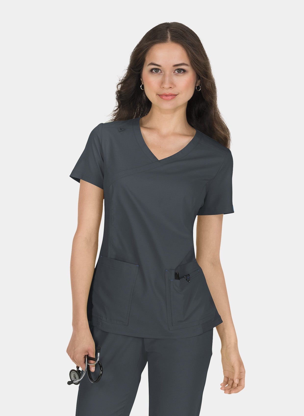 Blouse médicale femme Koi Basics Katie -  Anthracite