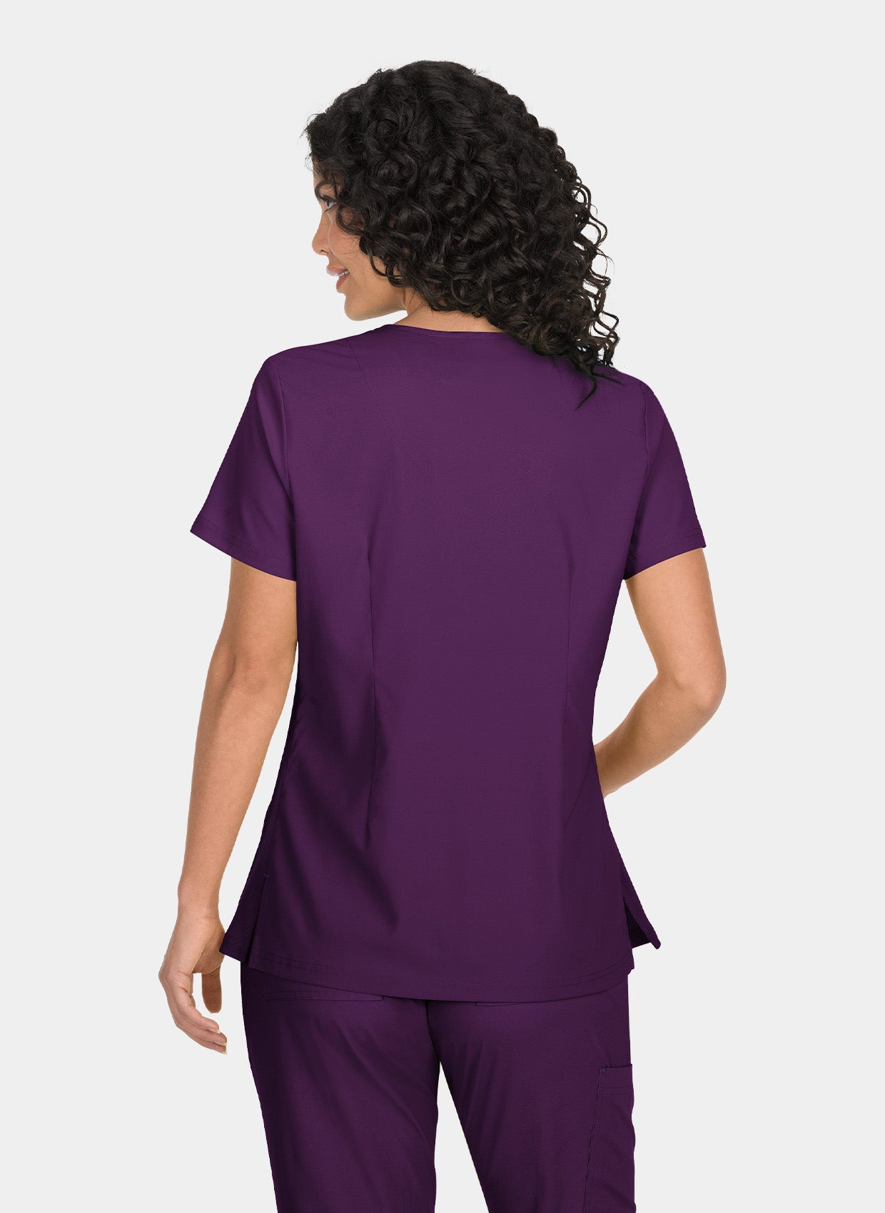 Blouse médicale femme Koi Basics Katie Dos -  Aubergine