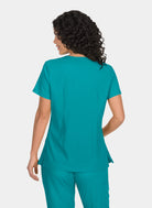 Blouse médicale femme Koi Basics Katie Dos -  Bleu canard