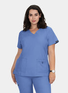 Blouse médicale femme Koi Basics Katie -  Bleu ciel