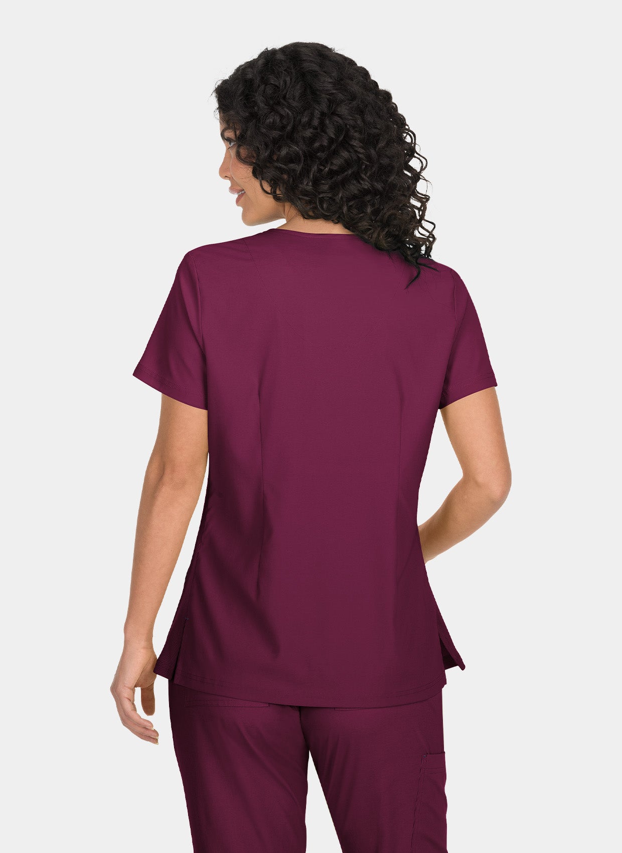 Blouse médicale femme Koi Basics Katie Dos -  Bordeaux