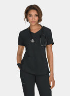 Blouse médicale femme Koi Basics Katie -  Noir