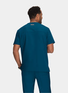 Blouse médicale homme Koi Next Gen Liberté Dos - Bleu Caraïbes