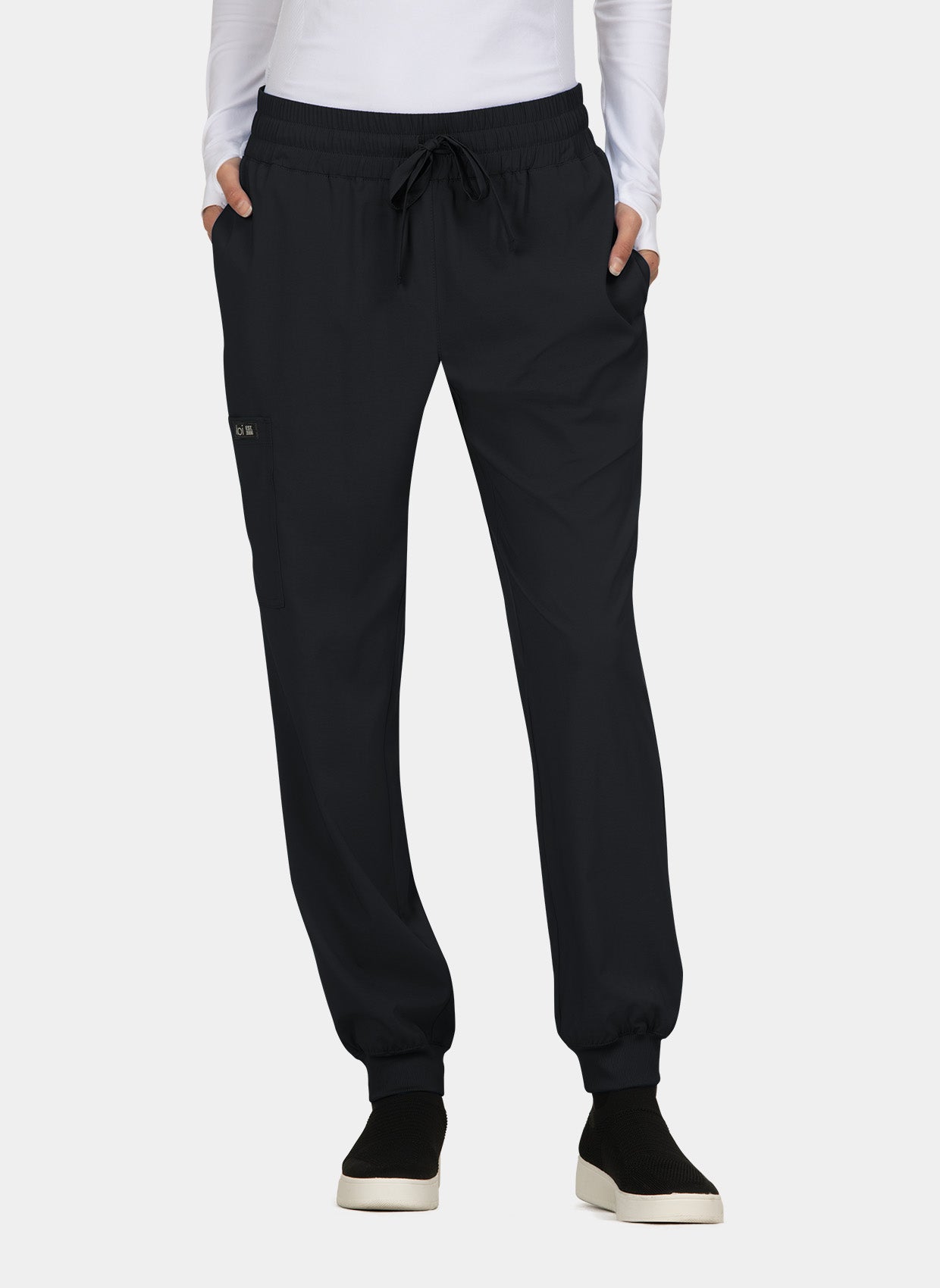 Pantalon médical femme jogging Koi Basics Gemma - Noir