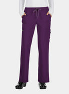 Pantalon médical femme Koi Basics Holly - Aubergine