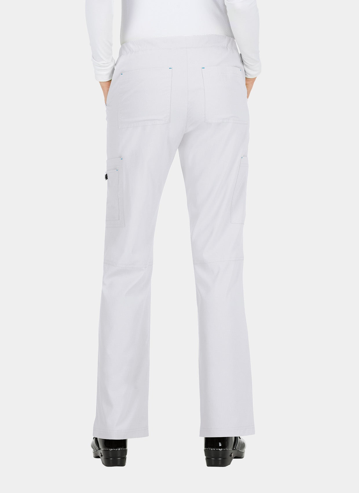 Pantalon médical femme Koi Basics Holly Dos - Blanc