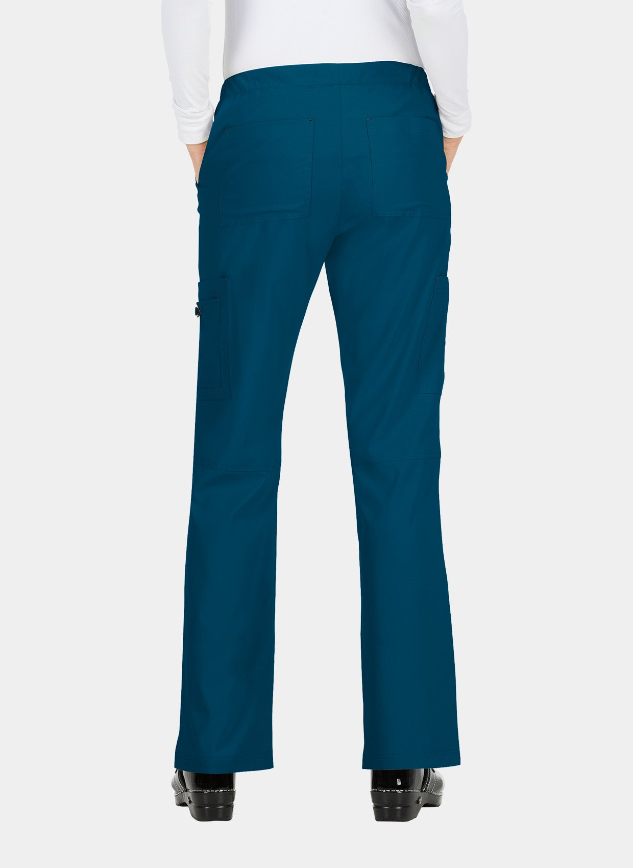 Pantalon médical femme Koi Basics Holly Dos - Bleu Caraïbes