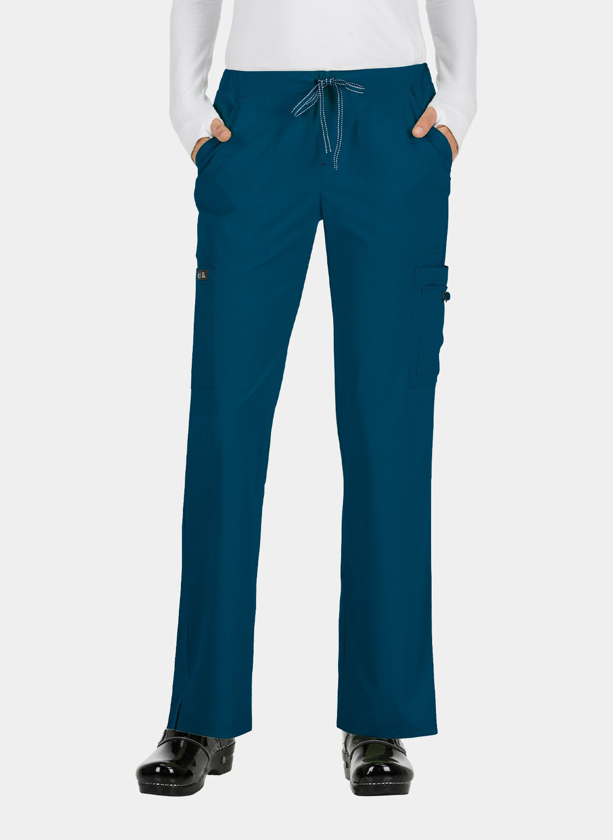 Pantalon médical femme Koi Basics Holly - Bleu Caraïbes