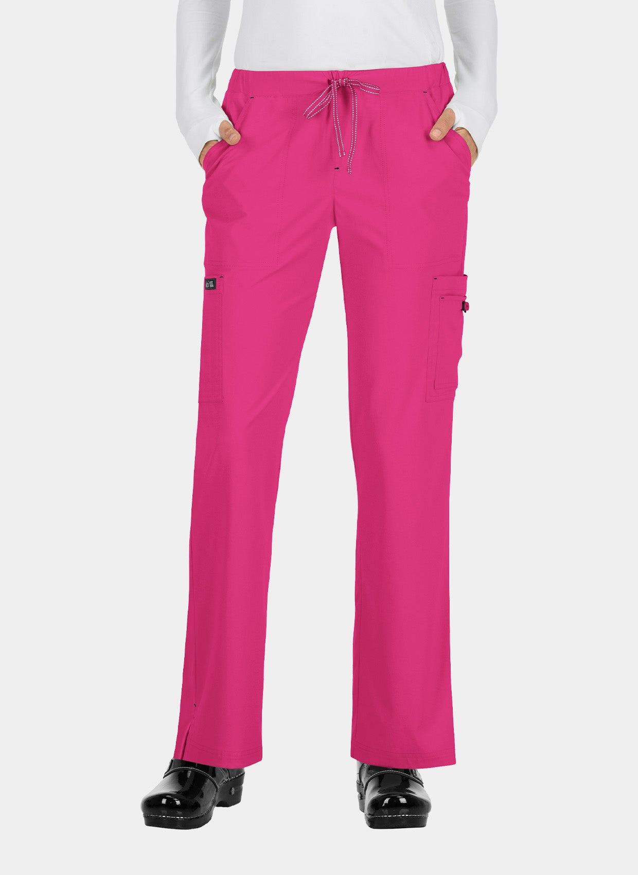 Pantalon médical femme Koi Basics Holly - Rose vif