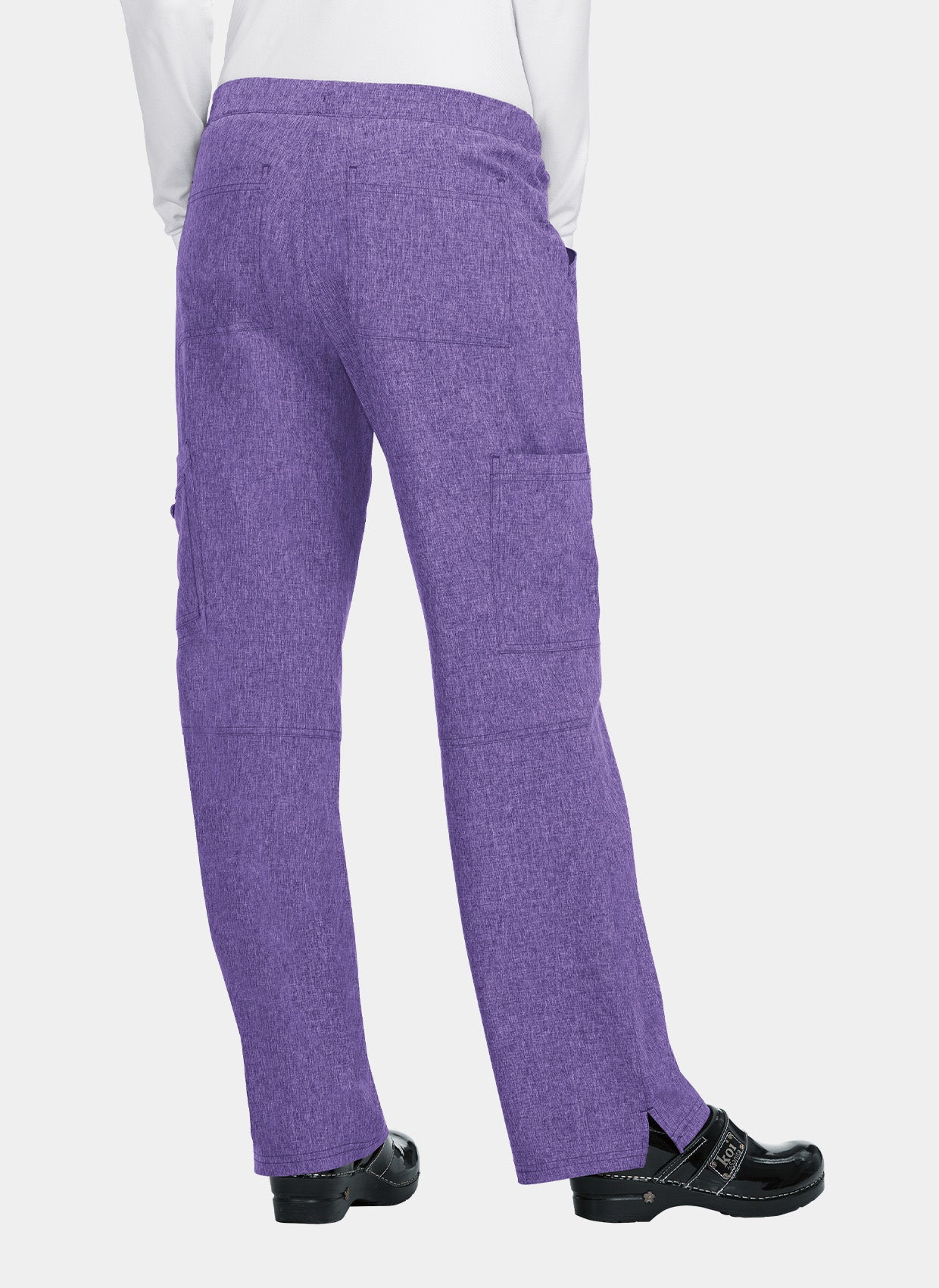 Pantalon médical femme Koi Basics Holly Dos - Wisteria chiné