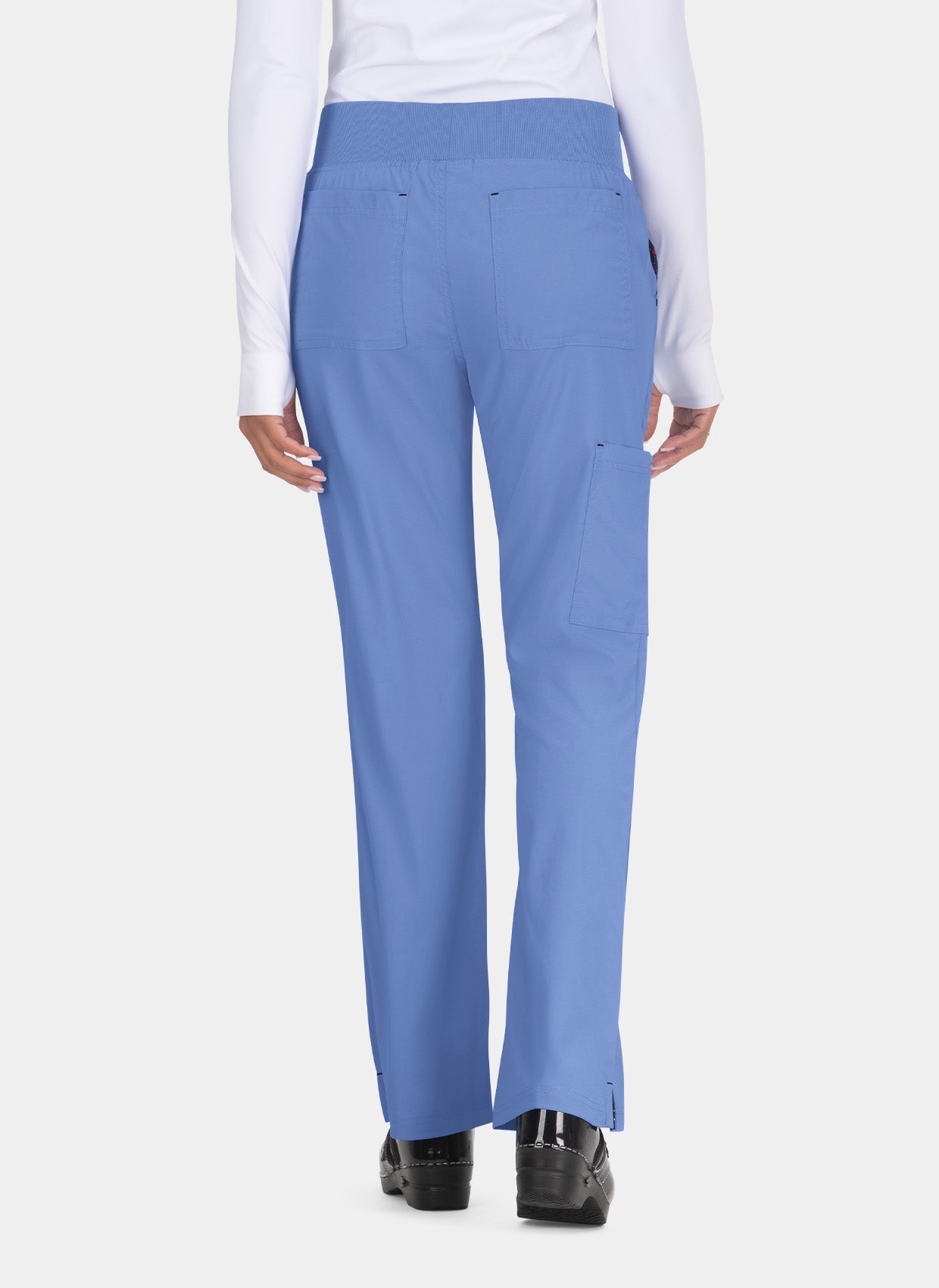 Pantalon médical femme Koi Basics Laurie Dos - Bleu ciel