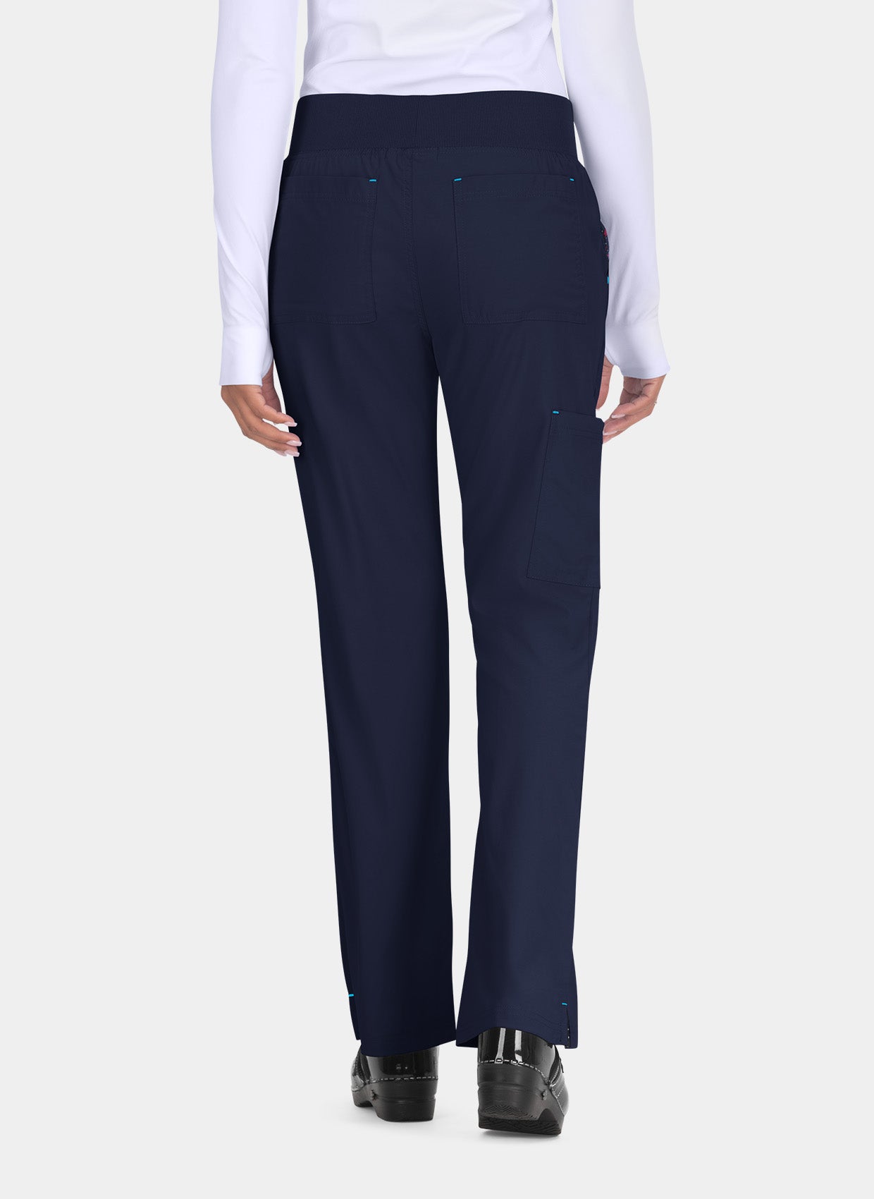 Pantalon médical femme Koi Basics Laurie Dos - Bleu marine