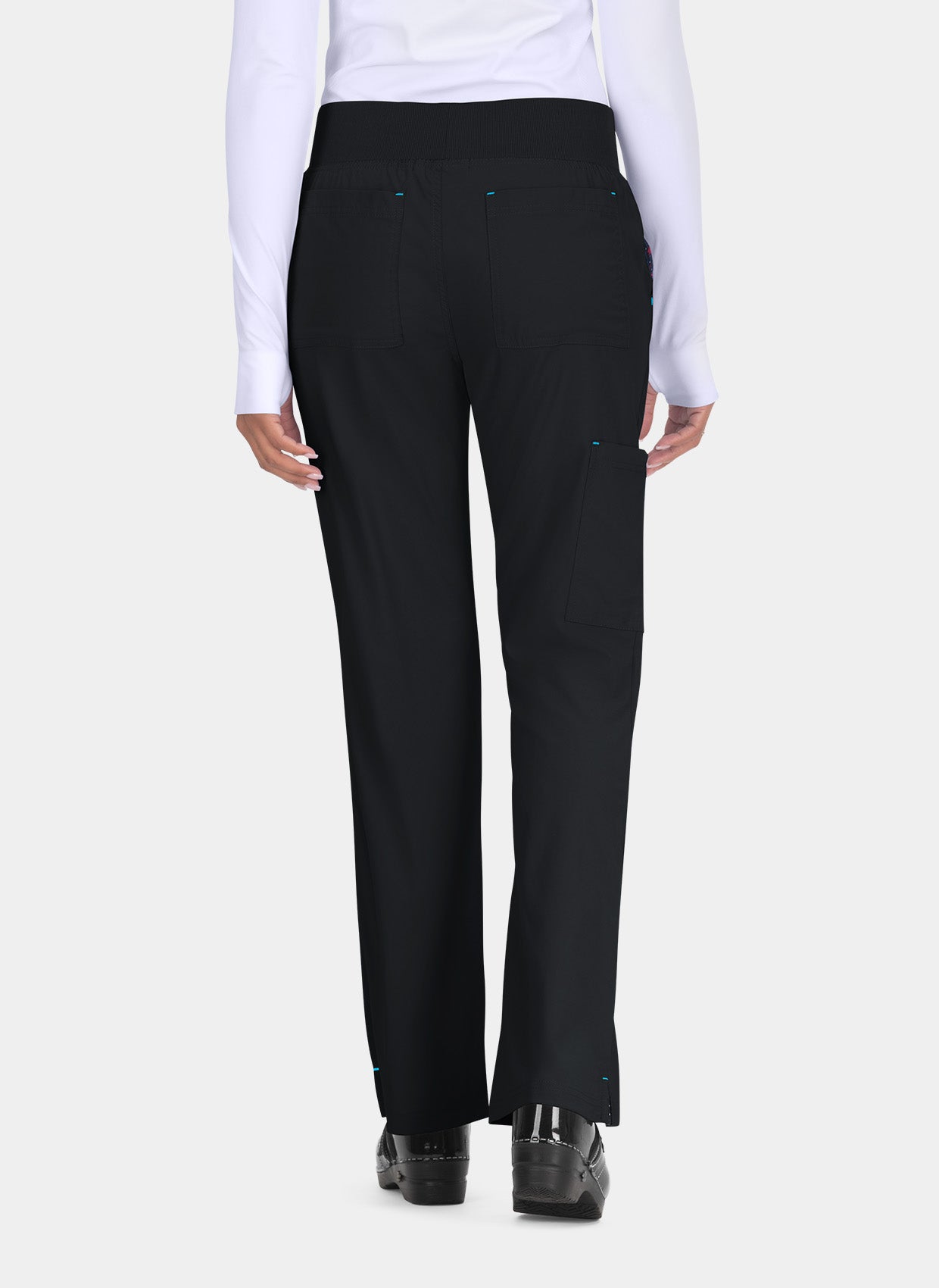 Pantalon médical femme Koi Basics Laurie Dos - Noir