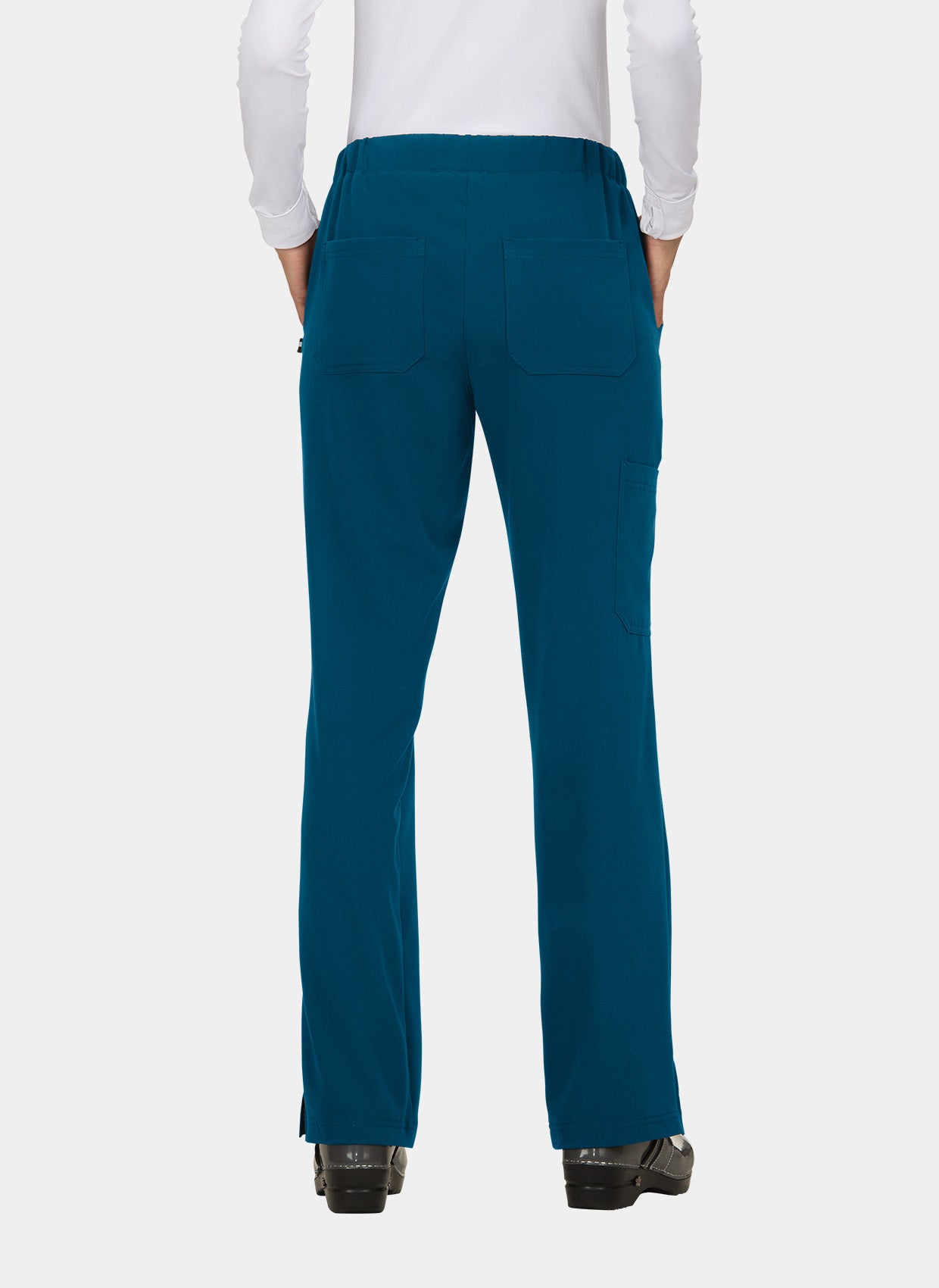 Pantalon médical femme Koi Next Gen Héros du quotidien Dos - Bleu Caraïbes