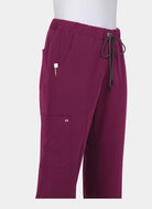 Pantalon médical femme Koi Next Gen Héros du quotidien Zoom - Bordeaux