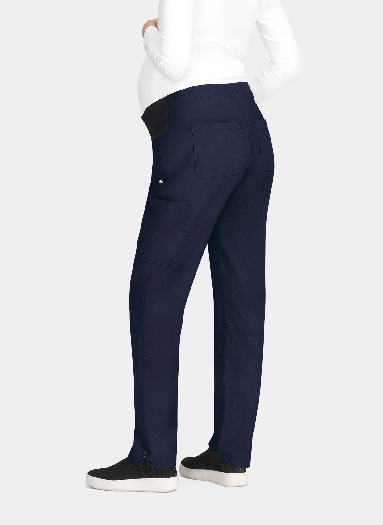 Pantalon médical femme maternité Koi Next Gen En mouvement Dos - Bleu marine