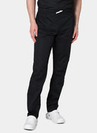 HappyFIT Unisex Scrub Trousers - Black - Front