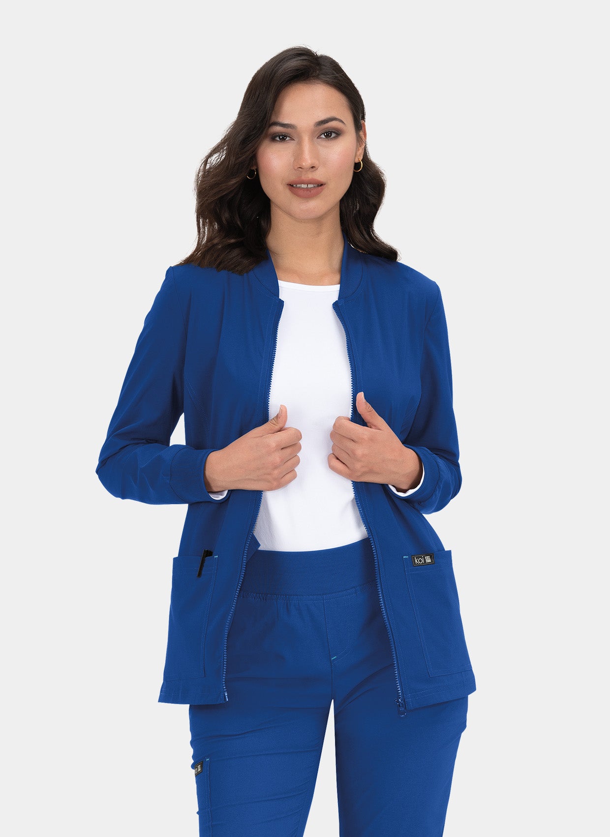 Veste passe couloir femme Koi Basics Andrea - Bleu roi